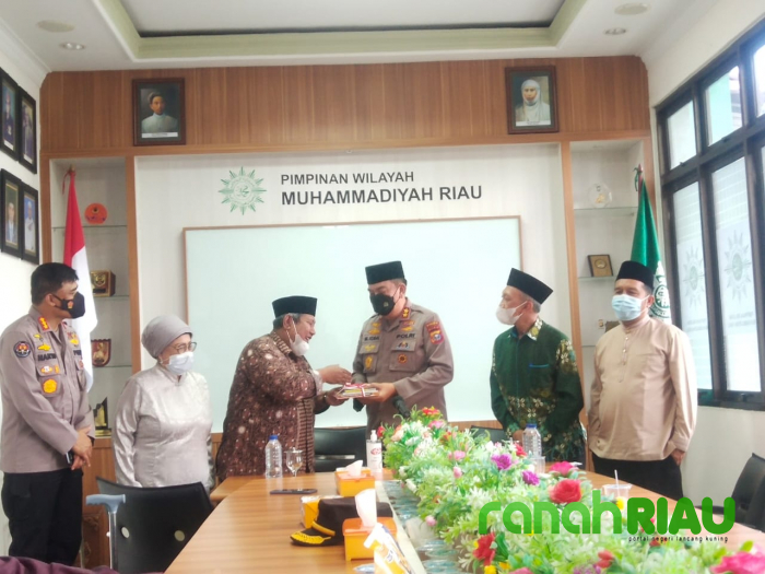 PW Muhammadiyah Riau sambut Kunjungan silaturrahmi Kapolda Riau Irjen Pol M Iqbal